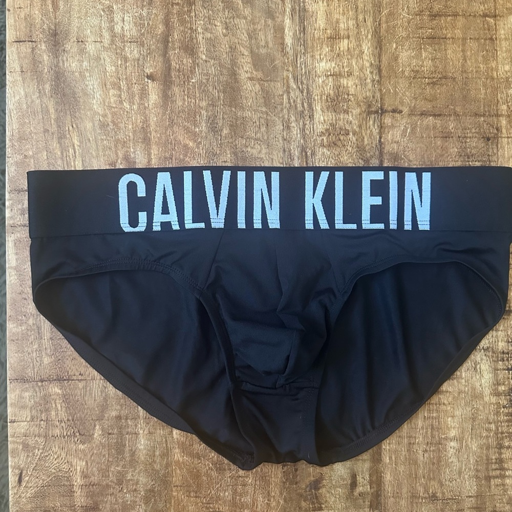 Calvin Klein Black Microfiber Briefs